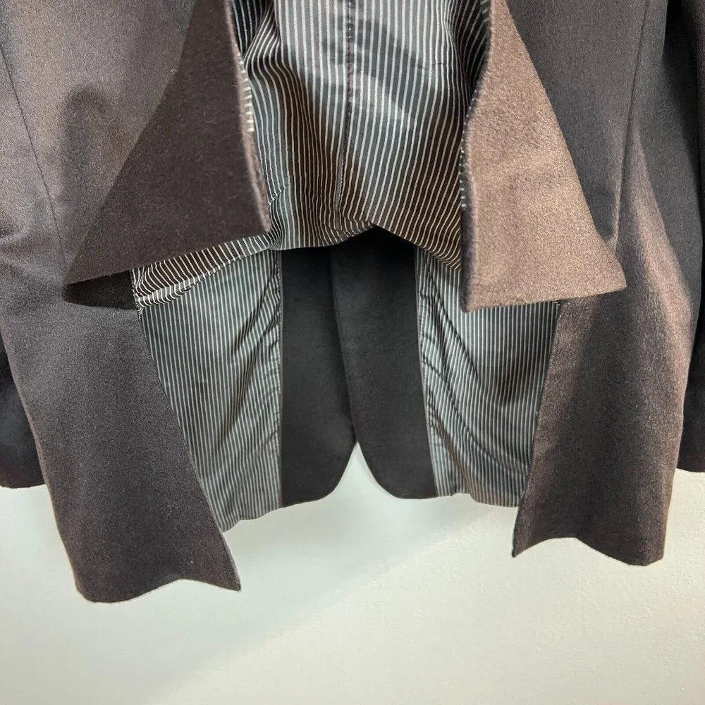 Calvin Klein 100% Cashmere Sport Coat Blazer Jacket 44R Brown‎ 2-Button